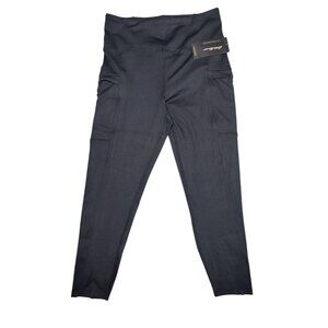 Eddie Bauer Alcove Capri Black Compression Leggings M NWT‎